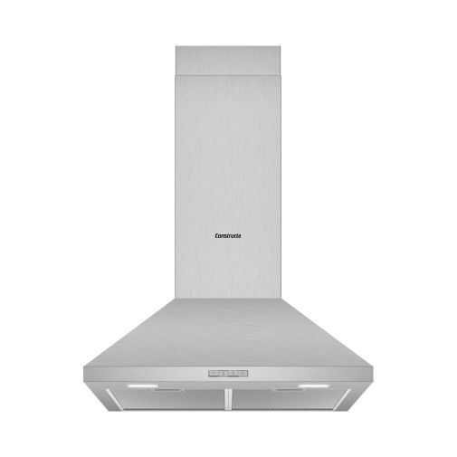 Constructa CD616650 wandschouwkap restant model met LED verlichting en 3 afzuigsnelheden