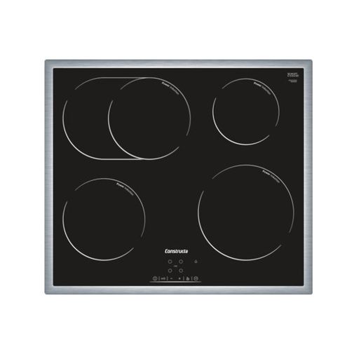Constructa CA424253 inbouw inductiekookplaat restant model met braadzone Inbouw