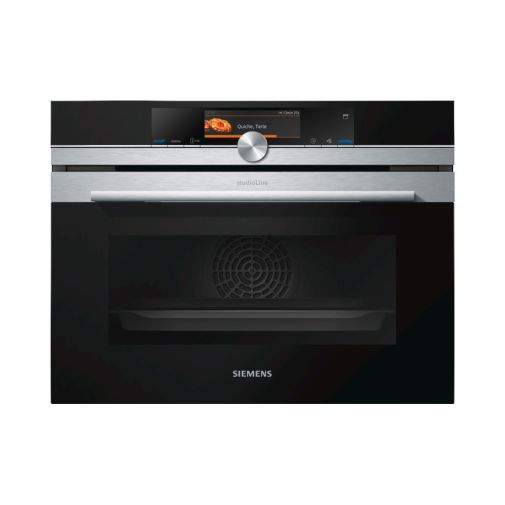 Siemens CS858GRS1 inbouw combistoomoven restant model met fullSteam functie en ecoClean Plus Inbouw combi-stoomoven