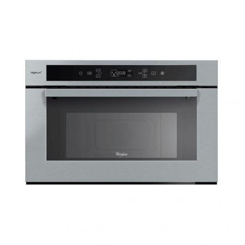 Whirlpool AMW761/IXL inbouw combimagnetron 38 cm hoog restant model met TurboHetelucht en Crispfunctie op=op!