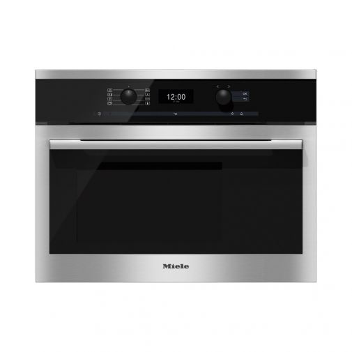 Miele DGC6300 clean steel inbouw combistoomoven