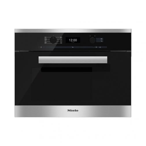 Miele DGC6400 clean steel inbouw combistoomoven