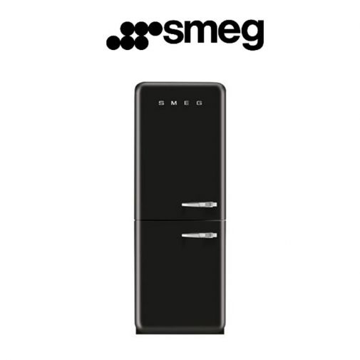 Smeg FAB32LNEN1 vrijstaande koel-vriescombinatie Zwart restant model met linksdraaiende deuren