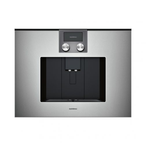 Gaggenau CMP270111 inbouw koffiemachine restant model met vaste wateraansluiting en My Coffee functie