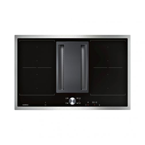 Gaggenau CV282110 inbouw inductiekookplaat met geïntegreerde afzuiging restant model met Flex kookzones