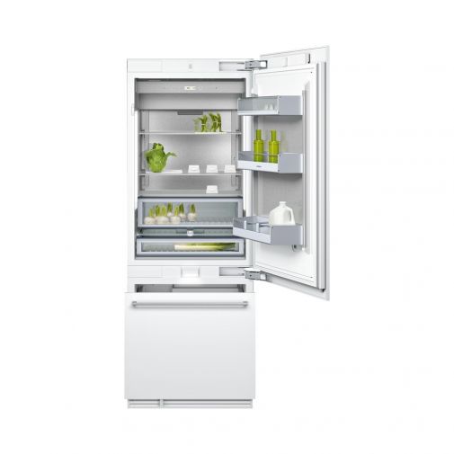 Gaggenau RB472301 inbouw koelvries combinatie restant model met geïntegreerde ijsmachine en NoFrost