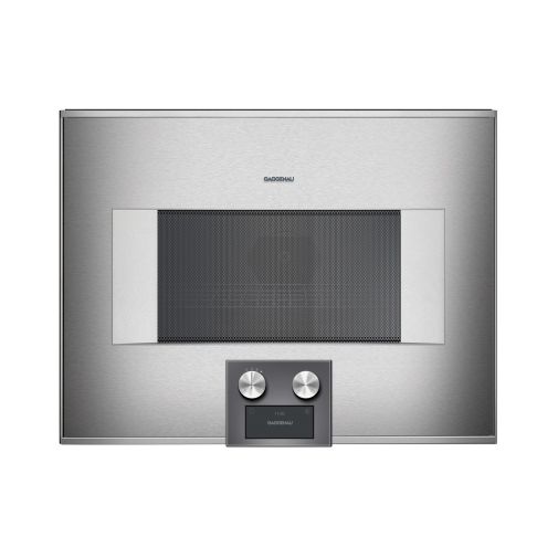 Gaggenau BM454110 inbouw combimagnetron 45 cm hoog restant model rechtsdraaiend Inbouw combi-magnetron