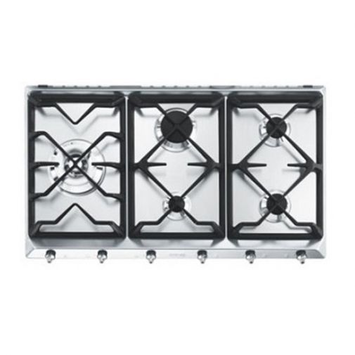 Smeg GKC955 inbouw gaskookplaat