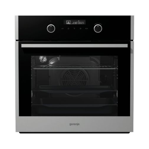 Gorenje BO647A20XG inbouwoven met telescopische geleiders actie op=op! Inbouw oven met hetelucht