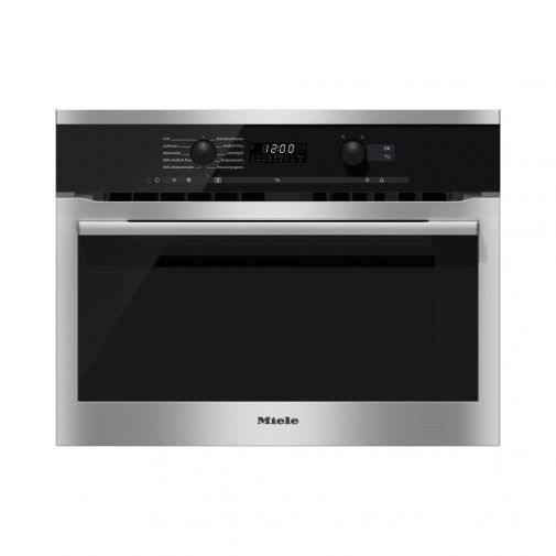 Miele H6100BM clean steel inbouw combimagnetron