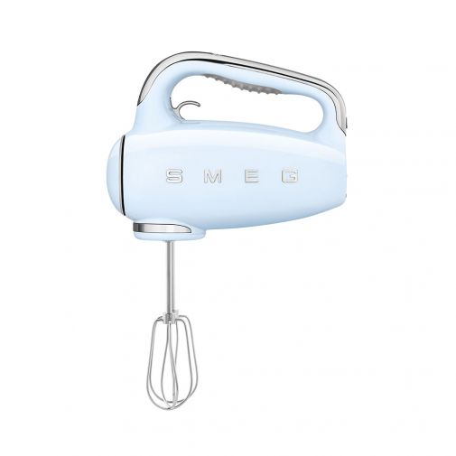 Smeg HMF01PBEU jaren '50 handmixer, pastelblauw