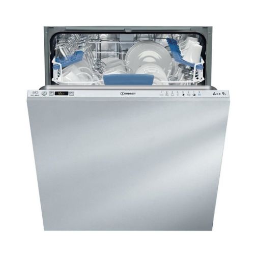 Indesit DIFP66B+9EU volledig integreerbare vaatwasser restant model met 8 programma's Inbouw volledig geïntegreerd