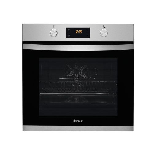 Indesit IFW3844JPIX inbouw oven met pyrolyse reiniging ACTIE op=op! Inbouw oven met hetelucht