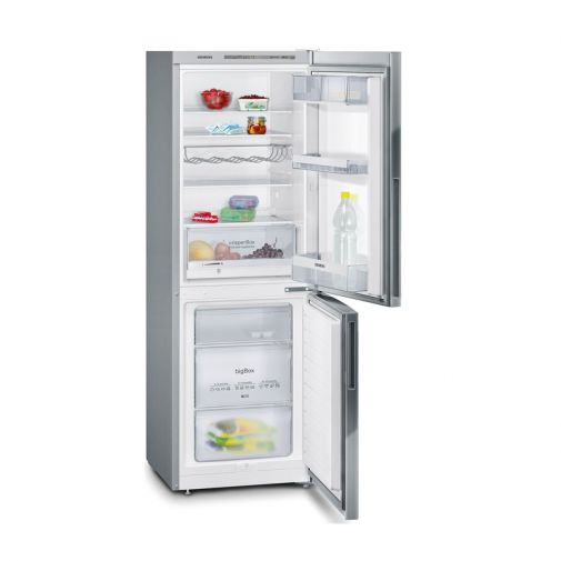 Siemens vrijstaande koel vriescombinatie met roestvrijstalen deuren KG33VVI30 aktie op=op !