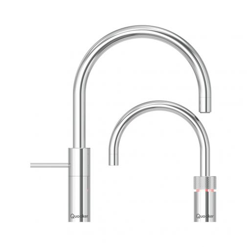 Quooker COMBI+ Nordic Round Twintaps chroom