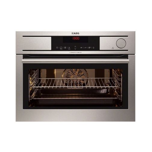 AEG KS8404001M compacte inbouw combistoomoven restant model