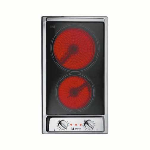 M-System MCK30IX inbouw keramische kookplaat domino restant model