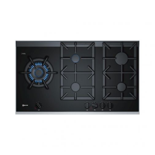 Neff T29TA79N0N inbouw glaskeramische gaskookplaat restant model met FlameSelect