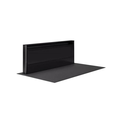 Novy 1821-G1 mat zwart glas Inbouw