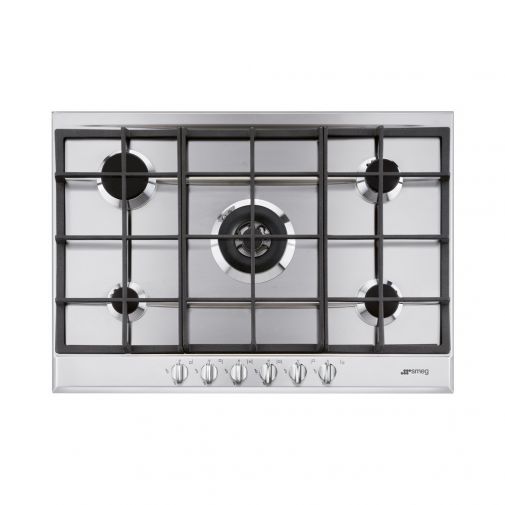 Smeg P272XGHNL inbouw gaskookplaat