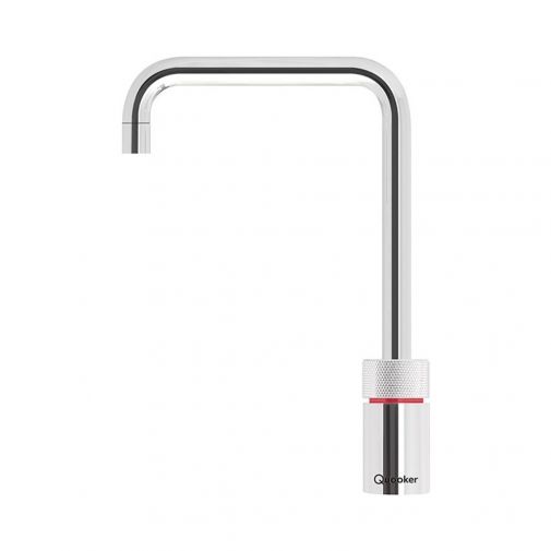 Quooker COMBI+ Nordic Square chroom single tap restant model