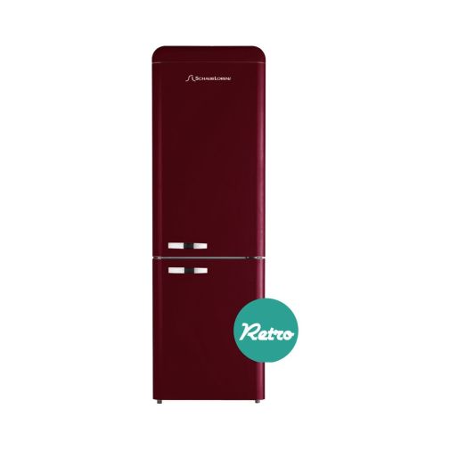 SchaubLorenz DBF19060R-8168A++ retro design koel vriescombinatie, actie op=op! Vrijstaand