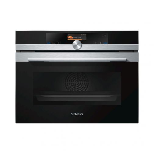Siemens CR656GBS3 inbouw combi-stoomoven met pulseSteam stoomtoevoeging en ecoClean reiniging