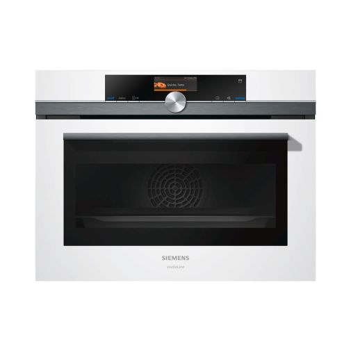 Siemens CS856GDW7S inbouw combi-stoomoven restant model met FullSteam en Home Connect