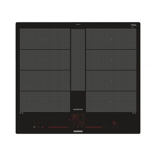 Siemens EX607LYV1E vlak-integreerbare inductiekookplaat met Home Connect en Flexinduction plus kookzones