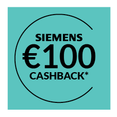 REGISTRATIE VIA SIEMENS - 100 EURO CASHBACK