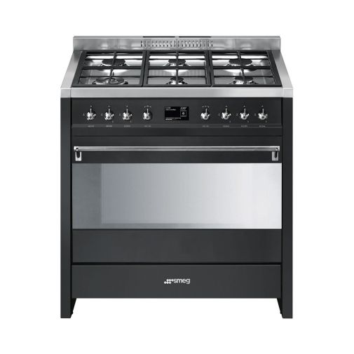 Smeg A1ANLK-9 gasfornuis met VaporClean reiniging