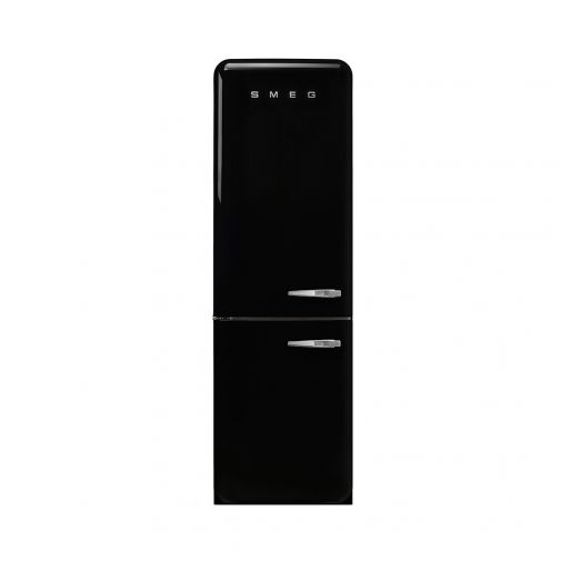 Smeg FAB32LBL3 zwarte koelvriescombinatie met linksdraaiende deuren