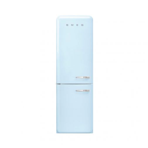 Smeg FAB32LPB3 pastelblauwe koelvriescombinatie met inksdraaiende deuren