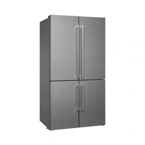 Smeg FQ60XP1 koelvriescombinatie met ijsmaker en Extra Fresh 0° zone