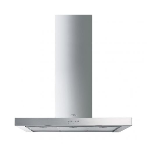 Smeg KS90XE-2 wandafzuigkap 90 cm met LED verlichting en aluminium vetfilters