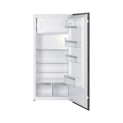 Smeg S7192CS2P1 inbouw koelkast met vriesvak en 2 gescheiden groenteladen