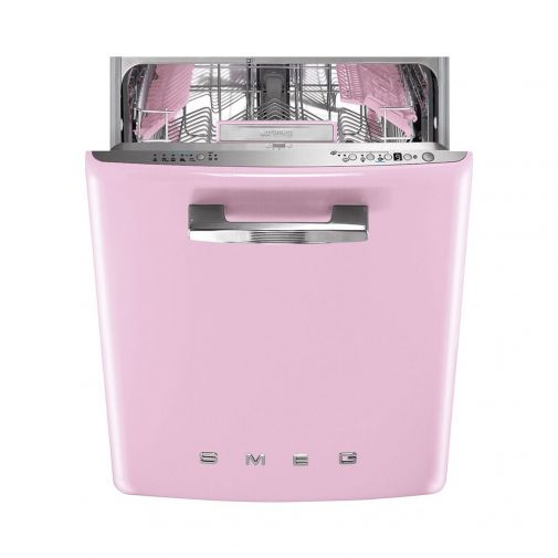 Smeg ST2FABPK volledig integreerbare vaatwasser 50's style, met 4 QuickTIme programma's en StartUitstel