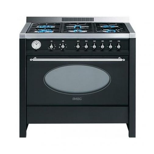 Smeg CS18NLA-7 gasfornuis ACTIE op=op! met 6 gasbranders en grill + braadspit