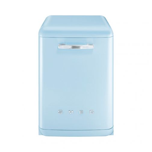 Smeg LVFABPB vaatwasser pastelblauw jaren '50 design