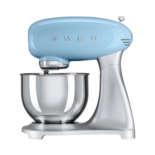 Smeg SMF01PBEU 50's style keukenmachine, Pastelblauw