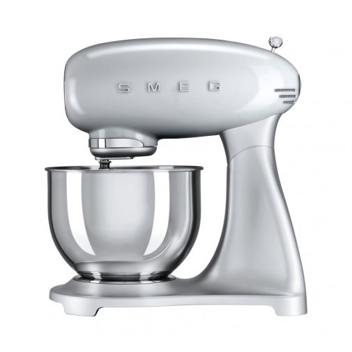Smeg SMF01SVEU 50's style keukenmachine, Zilver