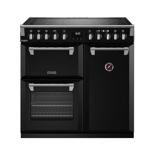 Stoves Richmond DX D9000 Ei RTY Zwart + GRATIS pan 