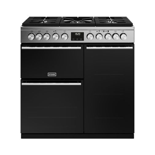 Stoves Precision DX D9000 DF RVS + GRATIS pan 