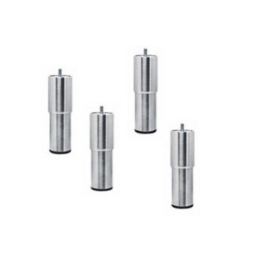 Pelgrim SV220 Stelpoten 220mm 4 Stuks, Chroom