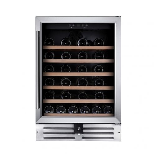 Temptech VWCR46SS inbouw wijnkoeler restant model met UV-bestendige glazen deur