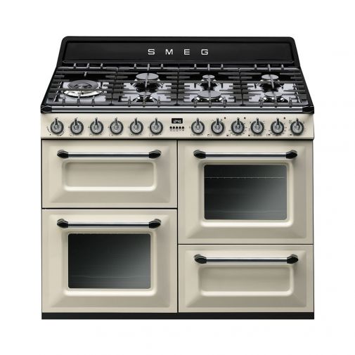 Smeg TR4110CNL gasfornuis restant model met 3 ovens en 7 gaskookzones