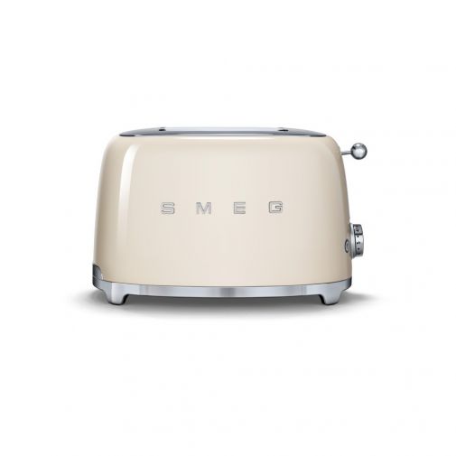 Smeg TSF01CREU 50's style broodrooster 2X2 geschikt voor twee sneetjes brood, Creme