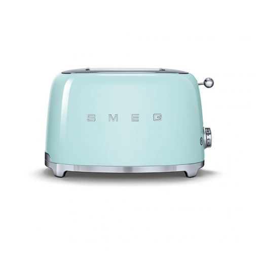 Smeg TSF01PGEU 50's style broodrooster 2X2 geschikt voor twee sneetjes brood, Watergroen