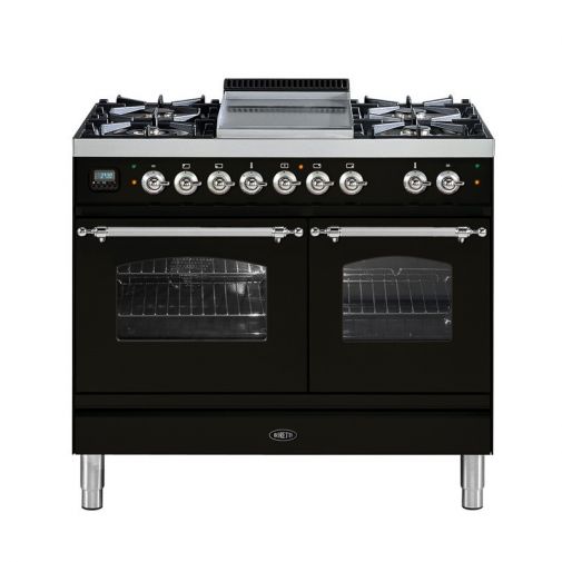 Boretti VFPNR104AN gasfornuis met 2 ovens en Fry Top/ Teppanyaki