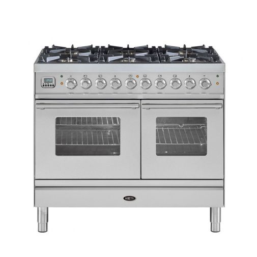 Boretti VP104IX gasfornuis restant model met 2 ovens en 6 gasbranders